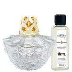 Maison Berger Paris Dárková sada katalytická lampa Kali transparentní + náplň Vanilla Magnificence 250 ml