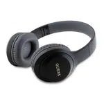Sluchátka Guess Classic Silver Logo Bluetooth Stereo Headphone, černá