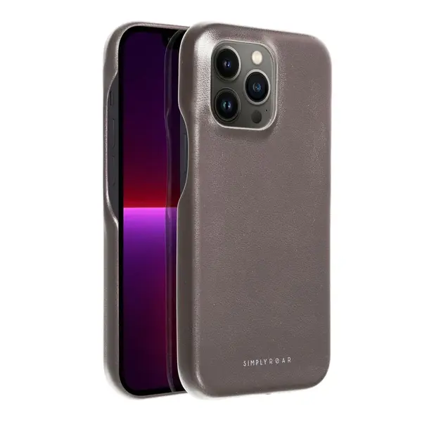 Zadní kryt ROAR case LOOK pro Apple iPhone 13 Pro, šedá