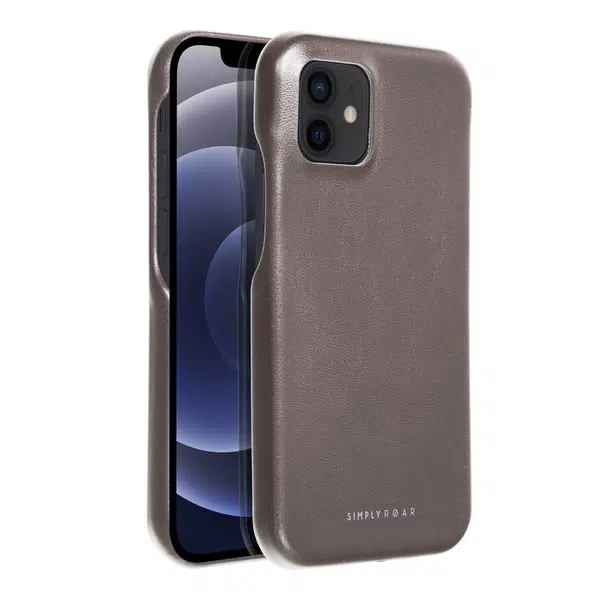 Zadní kryt ROAR case LOOK pro Apple iPhone 12 / 12 Pro, šedá