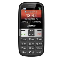 Aligator A775 Senior černá + stolní nabíječka