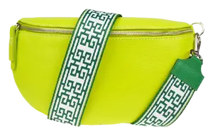 NovaKabelka.cz Reni Grande Lime s přídavným popruhem III