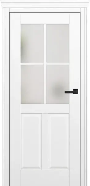 Bílé interiérové dveře Peonia 5 (UV Lak) - Výška 210 cm