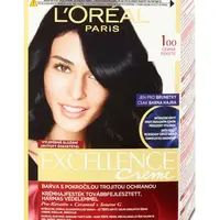 Permanentní barva Loréal Excellence 100 černá - L’Oréal Paris + dárek zdarma