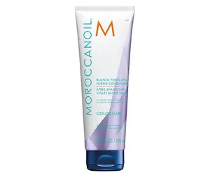 Neutralizační kondicionér pro blond vlasy Moroccanoil Blonde Perfecting Purple Conditioner - 200 ml + dárek zdarma