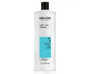 Šampon pro mírně řídnoucí barvené vlasy Nioxin System 3 Scalp + Hair Shampoo - 1000 ml (99350179989) + dárek zdarma
