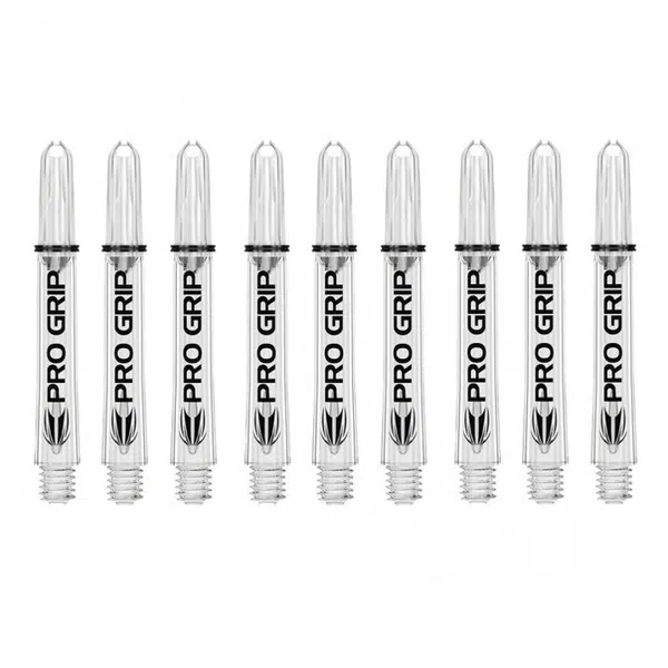Násadky Target Pro Grip Spin Clear Short 3x3ks
