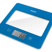 Víceúčelová váha Sencor SKS 5032BL - modrá, max. 5000 g + dárek zdarma