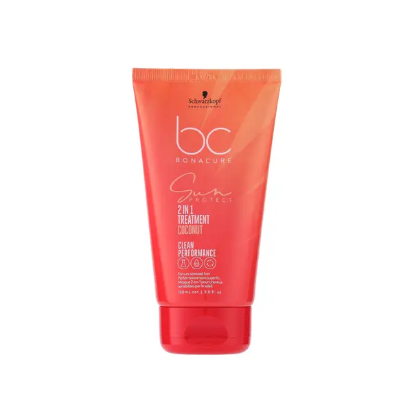 Kúra 2v1 pro sluncem zatěžované vlasy Schwarzkopf Professional BC Bonacure Sun Protect - 150 ml (2781587) + dárek zdarma