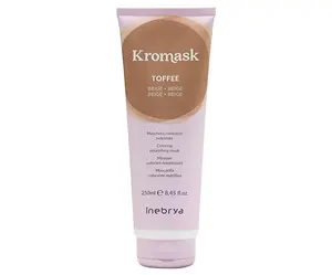 Barvicí vyživující maska Inebrya Kromask Toffee - 250 ml, béžová + dárek zdarma