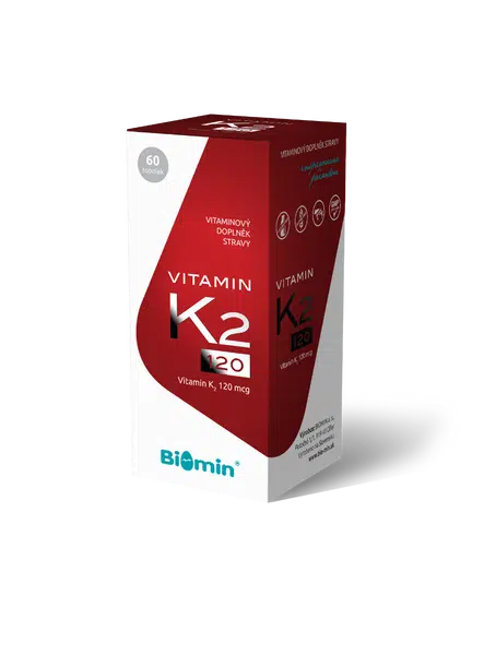 Biomin Vitamin K2 120 µg 60 tobolek