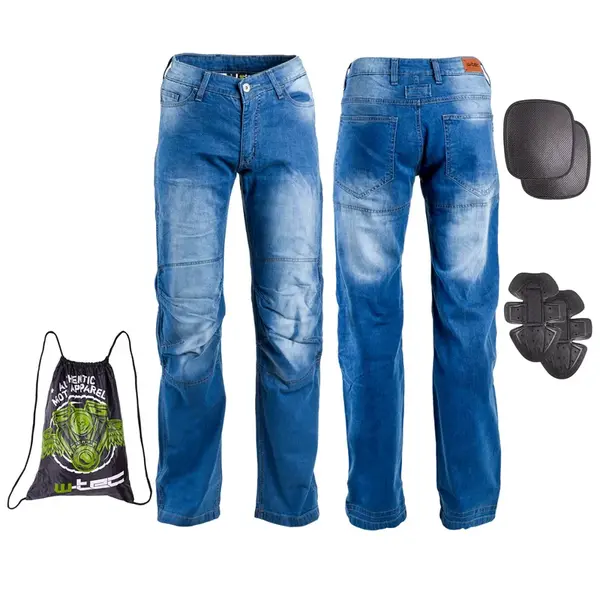 Pánské moto jeansy W-TEC Davosh modrá S