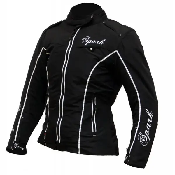 Dámská textilní moto bunda Spark Nora černá 3XL