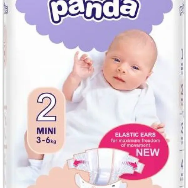 PANDA Mini dětské pleny 50 ks