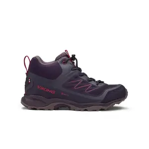 Viking Tind Mid GTX EU 38, mid grey/ruby red Dětské boty