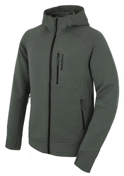 Husky Anara M XXL, green Pánská mikina s kapucí