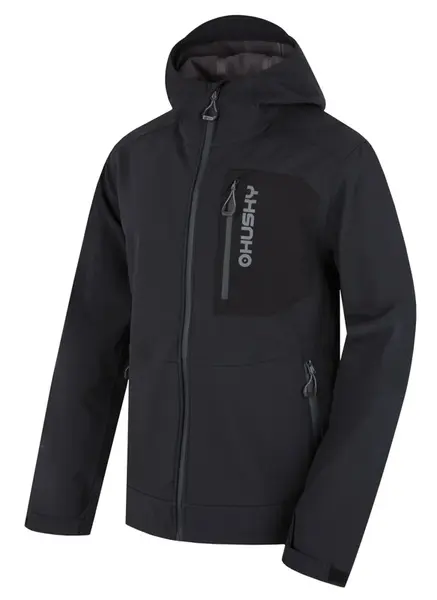 Husky Samai M XL, black Pánská softshell bunda