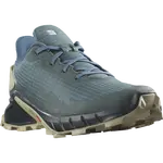 Salomon Alphacross 4 EU 46 ⅔, Stargazer/Carbon/Moss Gray Pánské boty