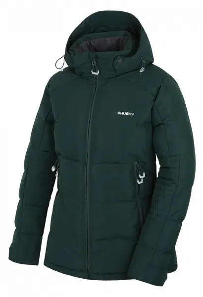 Husky Norel L S, dark green Dámská plněná zimní bunda