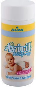 Alpa Aviril Dětský zásyp s azulenem sypačka 100 g
