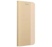 Flipové pouzdro SENSITIVE pro Apple iPhone 7/ 8/ SE (2020), zlatá