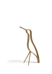 Dekorace pták Woody 18cm, dub - COOEE