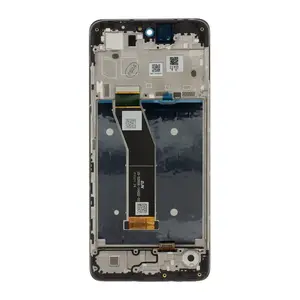 LCD display + dotyková deska + přední kryt pro Motorola Moto G24, black (Service Pack)