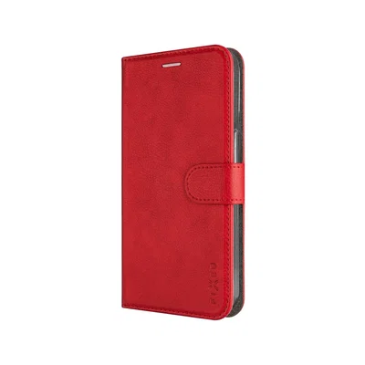 Flipové pouzdro FIXED Opus pro Samsung Galaxy S25+, červená