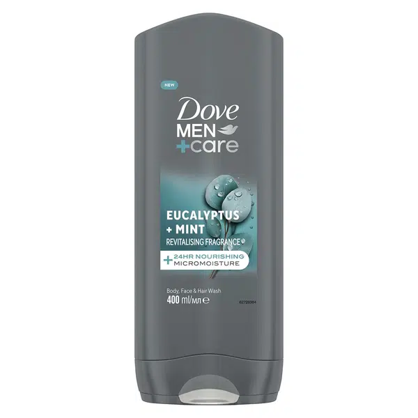 Dove Sprchový gel Men+Care Eucalyptus + Mint (Body, Face & Hair Wash) 400 ml