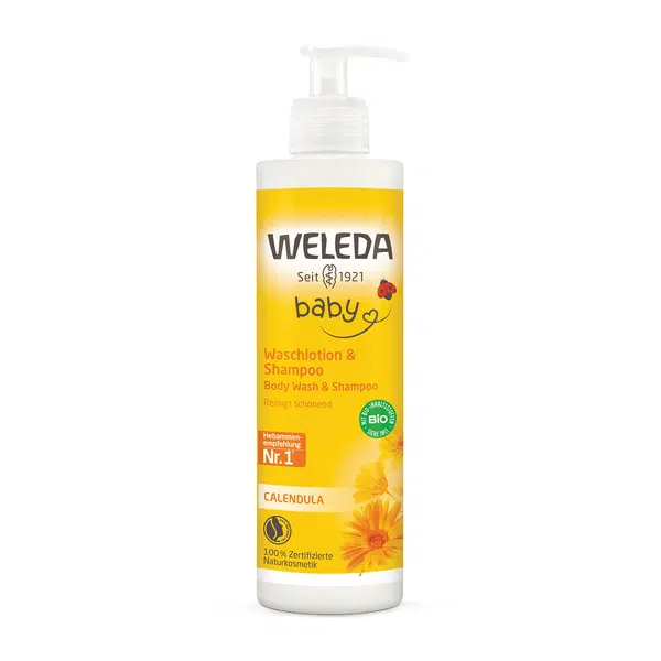 Weleda Měsíčkový mycí krém a šampon (Body Wash & Shampoo) 400 ml