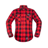 Košile W-TEC Black Heart Respector II červeno-černá L