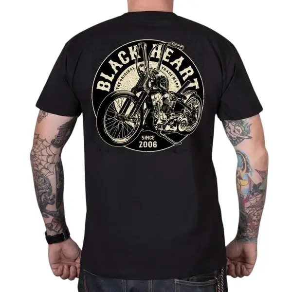 Triko BLACK HEART Chopper King černá 3XL