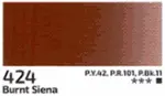 Akrylová barva Rosa 200ml – 424 burnt siena