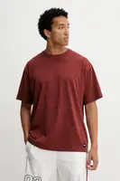 Bavlněné tričko Vans pánské, oranžová barva, VN000PFJNB31