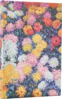 Diář Paperblanks 2026, Monet’s Chrysanthemums - 12M, Mini, VSO