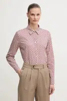 Košile United Colors of Benetton dámská, bílá barva, regular, s klasickým límcem, 5Q6SDQ0AY