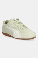 Semišové tenisky Puma Speedcat OG zelená barva, 398846