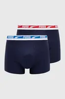 Boxerky Puma Everyday Logo 2-pack pánské, tmavomodrá barva, 938325