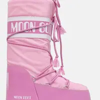 Sněhule Moon Boot MB ICON NYLON růžová barva, 80D1400440 J001