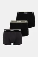Boxerky BOSS Trunk 3P Power 3-pack pánské, černá barva, 50531684