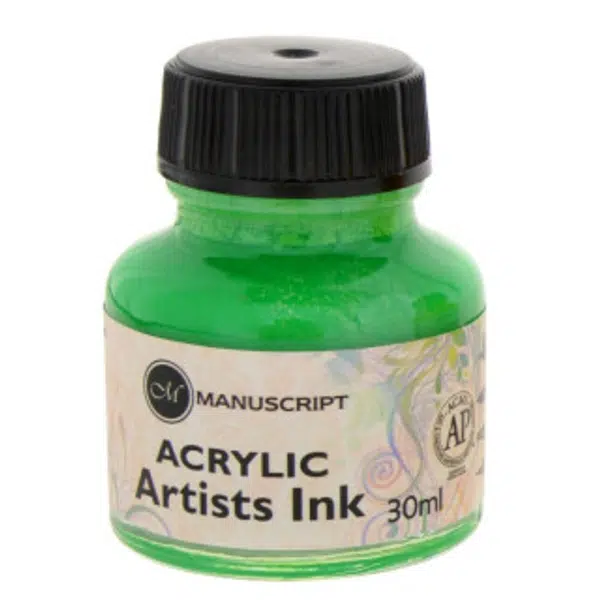 Kaligrafický inkoust Manuscript 30ml – zelený