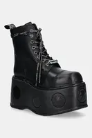 Kožené workery New Rock CRUST NEGRO, NEPTUNO / SPACE MUELLE TACON