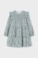 Dívčí šaty Mayoral zelená barva, mini, 4912