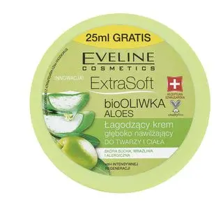 Eveline Extra Soft BioOLIVE Aloe Moisturising Face and Body Cream hydratační emulze 175 ml