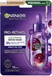 Garnier Vyhlazující plátýnková maska Skin Naturals Pro-Retinol (Smoothing Serum Mask) 22 g