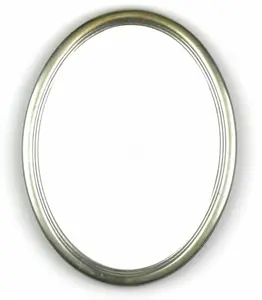 Oválný rám stříbrný – 24x30cm