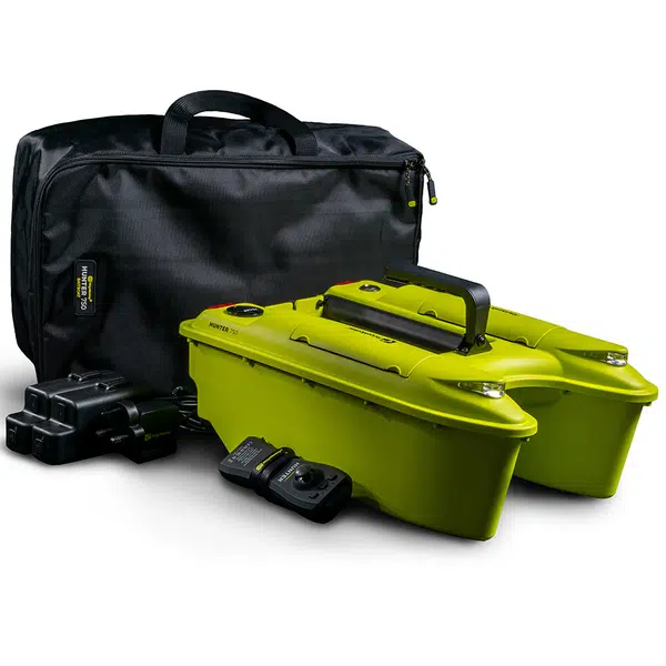 Ridgemonkey zavážecí loďka hunter 750 bait boat hi-viz