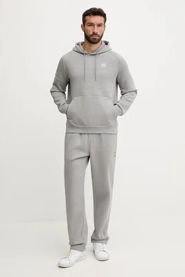 Tepláková souprava EA7 Emporio Armani pánská, šedá barva, AF10377-7M000913