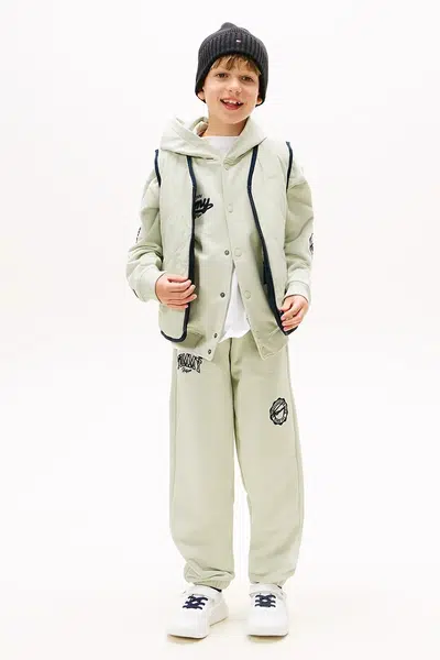 Tepláky Tommy Hilfiger tyrkysová barva, KB0KB09700
