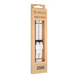 Silikonový řemínek Tactical Quick Release 20mm, bílá